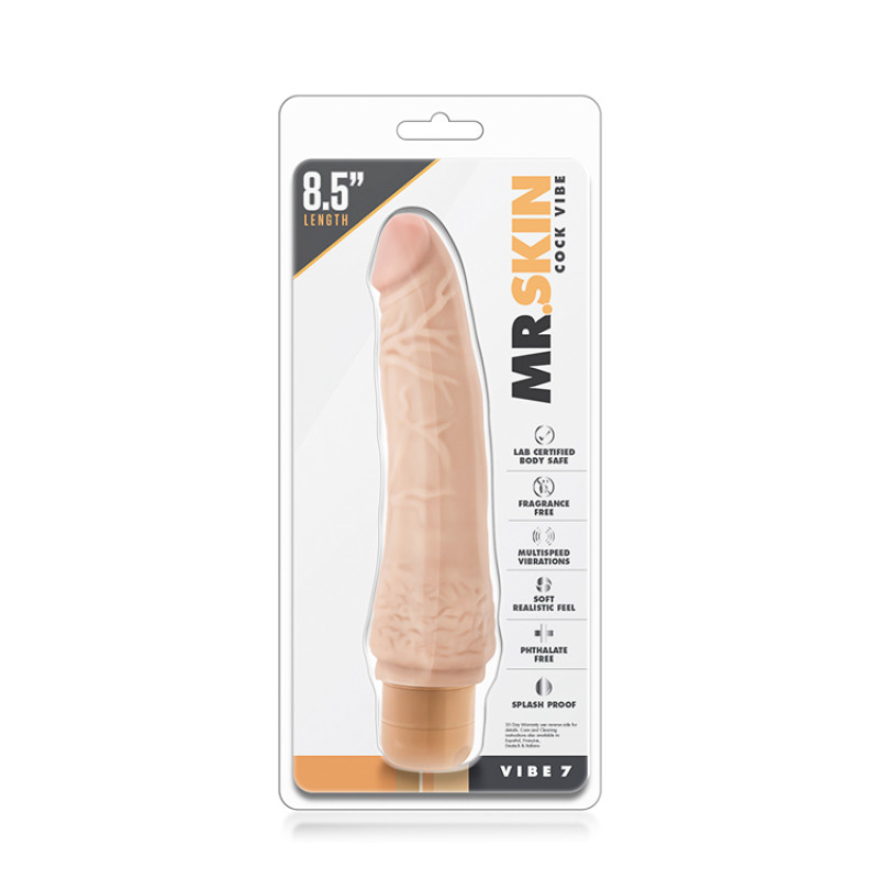 Вибратор Blush MR. SKIN COCK VIBE 7