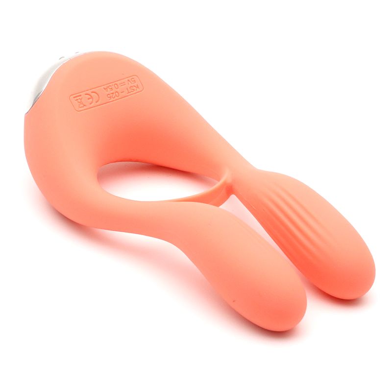 Вібратор для пар KisToy Martin Помаранчевий Вібратор для пар KisToy Martin Помаранчевий