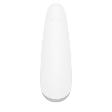 Вакуумный клиторальный стимулятор Satisfyer Curvy 2+ Белый