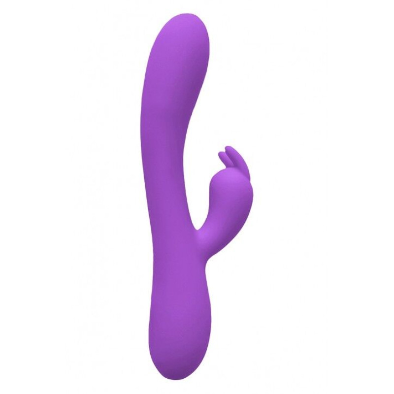 Вибратор-кролик Wooomy Gili-Gili Vibrator with Heat Purple, отросток с ушками, подогрев до 40°С Вибратор-кролик Wooomy Gili-Gili Vibrator with Heat Purple, отросток с ушками, подогрев до 40°С