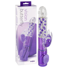 Hi-tech Вібратор Seven Creations Vision Butterfly Фіолетовий