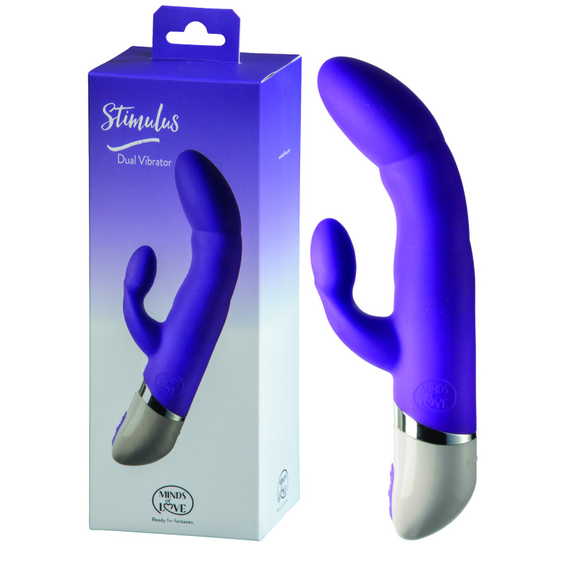 Вібратор StRubber MINDS OF LOVE Stimulus Dual Фіолетовий Вібратор StRubber MINDS OF LOVE Stimulus Dual Фіолетовий