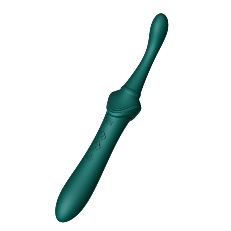 Мультифункциональный вибратор Zalo — Bess 2 Turquoise Green, 4 насадки, подогрев. Мультифункциональный вибратор Zalo — Bess 2 Turquoise Green, 4 насадки, подогрев.