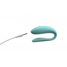 Смарт-вибратор для пар We-Vibe Sync Lite Aqua, 10 виброрежимов, можно совмещать с проникающим сексом