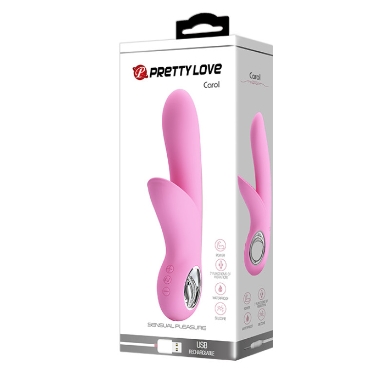 Hi-tech вибратор LyBaile Pretty Love Carol Vibrator Розовый Hi-tech вибратор LyBaile Pretty Love Carol Vibrator Розовый