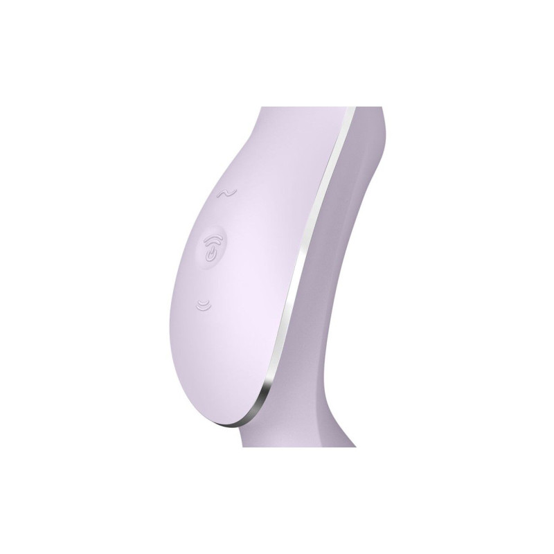 Вакуумний стимулятор з вібрацією Satisfyer Curvy Trinity 2 Violet Вакуумний стимулятор з вібрацією Satisfyer Curvy Trinity 2 Violet