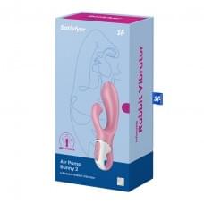 Надувной вибратор-кролик Satisfyer Air Pump Bunny 2
