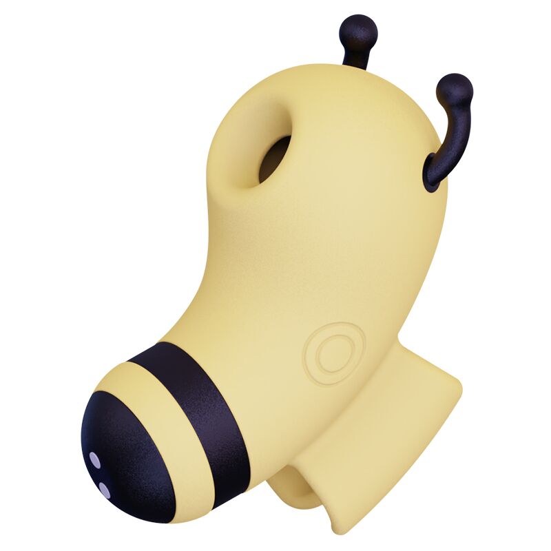 Вакуумный стимулятор с микротоками KISSTOY Beebe Yellow, на палец