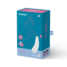 Вакуумный клиторальный стимулятор Satisfyer Curvy 2+ Белый