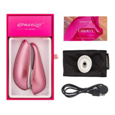 Вакуумный стимулятор клитора Womanizer Liberty Pink Rose