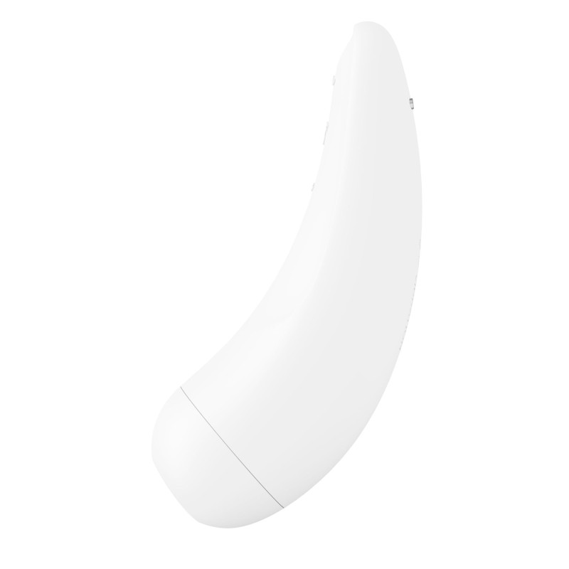 Вакуумный клиторальный стимулятор Satisfyer Curvy 2+ Белый