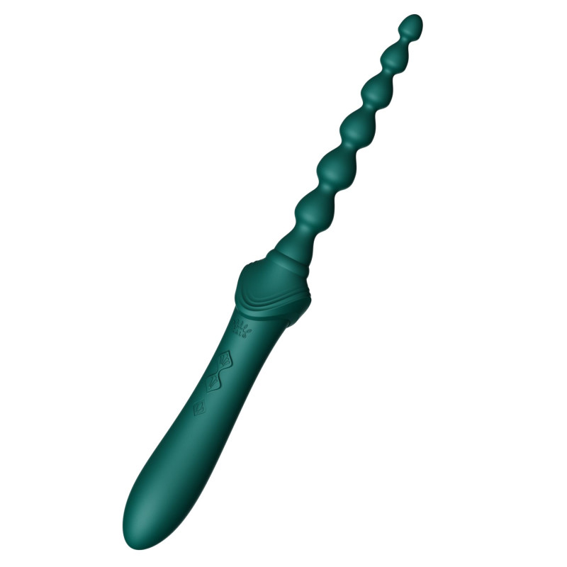 Мультифункциональный вибратор Zalo — Bess 2 Turquoise Green, 4 насадки, подогрев. Мультифункциональный вибратор Zalo — Bess 2 Turquoise Green, 4 насадки, подогрев.