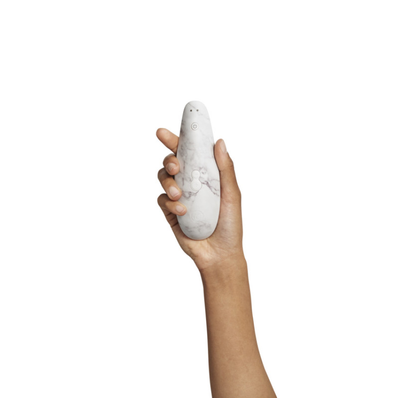 Вакуумный стимулятор клитора Womanizer Marilyn Monroe White Marble Вакуумный стимулятор клитора Womanizer Marilyn Monroe White Marble