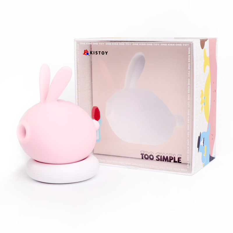 Вакуумний кліторальний стимулятор з вібрацією KISTOY Too Simple Pink Вакуумний кліторальний стимулятор з вібрацією KISTOY Too Simple Pink