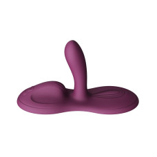 Sit-on-top смарт-вибратор Zalo – Flora Smart Vibrating Pad Velvet Purple, 9 моторов