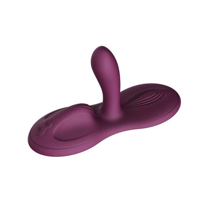 Sit-on-top смарт-вибратор Zalo – Flora Smart Vibrating Pad Velvet Purple, 9 моторов Sit-on-top смарт-вибратор Zalo – Flora Smart Vibrating Pad Velvet Purple, 9 моторов