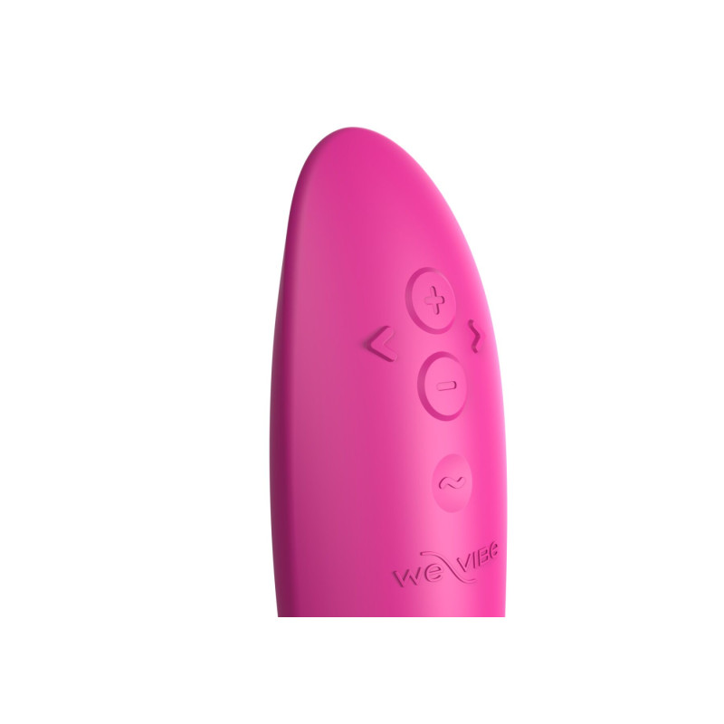 Смарт-вибратор We-Vibe Rave 2 Twisted Pleasure Pink, для точки G и входа во влагалище, 2 мотора Смарт-вибратор We-Vibe Rave 2 Twisted Pleasure Pink, для точки G и входа во влагалище, 2 мотора