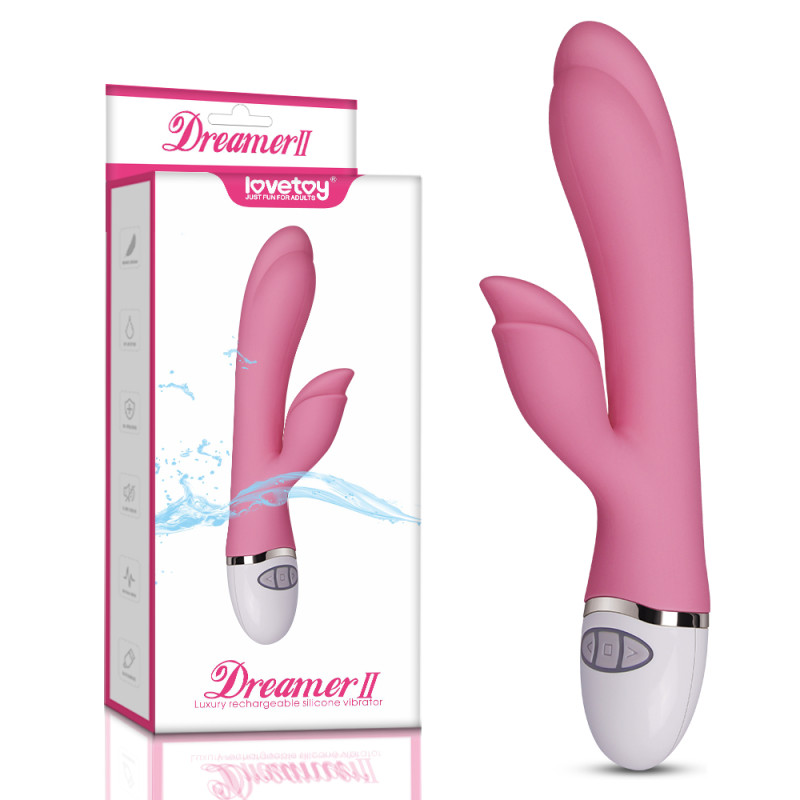 Hi-tech вібратор LoveToy Dreamer II Rechargeable Vibrator Рожевий Hi-tech вібратор LoveToy Dreamer II Rechargeable Vibrator Рожевий