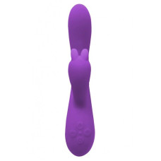 Вибратор-кролик Wooomy Gili-Gili Vibrator with Heat Purple, отросток с ушками, подогрев до 40°С