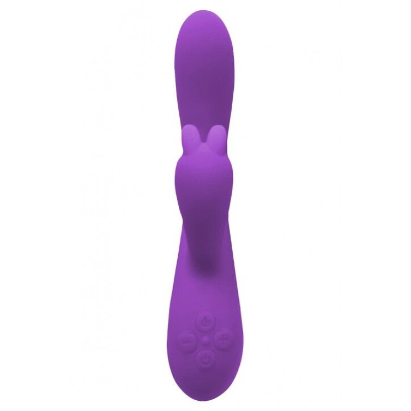 Вибратор-кролик Wooomy Gili-Gili Vibrator with Heat Purple, отросток с ушками, подогрев до 40°С Вибратор-кролик Wooomy Gili-Gili Vibrator with Heat Purple, отросток с ушками, подогрев до 40°С