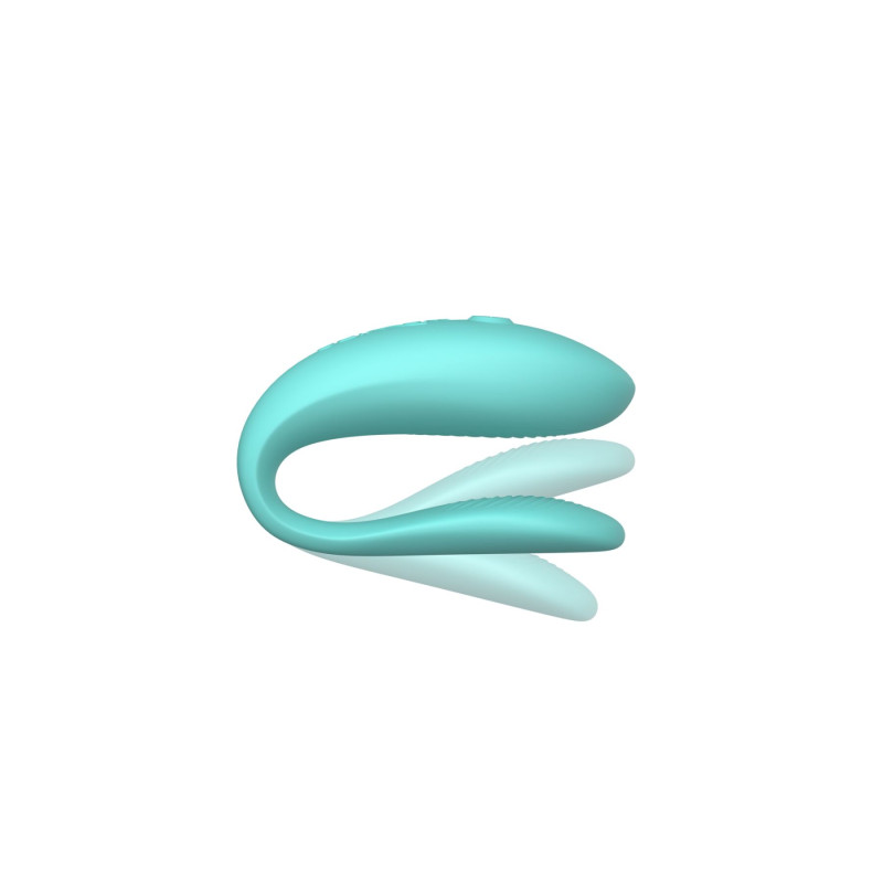 Смарт-вибратор для пар We-Vibe Sync Lite Aqua, 10 виброрежимов, можно совмещать с проникающим сексом Смарт-вибратор для пар We-Vibe Sync Lite Aqua, 10 виброрежимов, можно совмещать с проникающим сексом