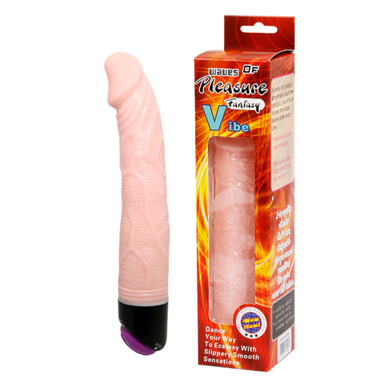 Вибратор LyBaile Waves Of Pleasure Fantasy Vibe Flesh, 23 см Вибратор LyBaile Waves Of Pleasure Fantasy Vibe Flesh, 23 см