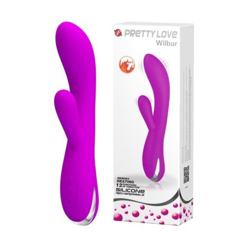 Вібратор Pretty Love Wilbur Vibrator Pink With Heating Вібратор Pretty Love Wilbur Vibrator Pink With Heating