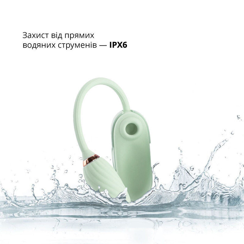 Вакуумный клиторальный стимулятор Otouch Louis Vibrate Teal с виброяйцем в кейсе Вакуумный клиторальный стимулятор Otouch Louis Vibrate Teal с виброяйцем в кейсе