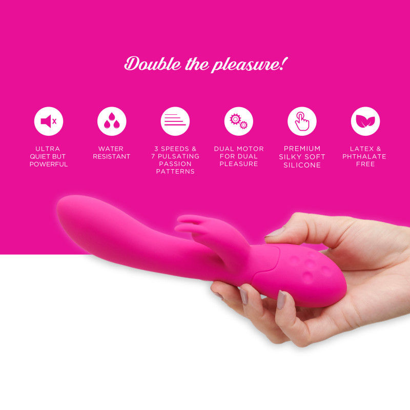 Вибратор кролик So Divine Kiss Kiss