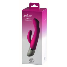 Hi-tech вібратор StRubber MINDS OF LOVE Seducer Dual Vibrator Рожевий