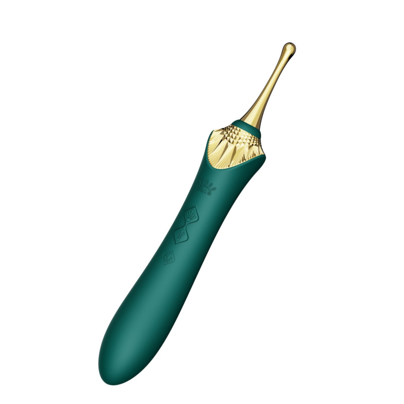 Мультифункциональный вибратор Zalo — Bess 2 Turquoise Green, 4 насадки, подогрев. Мультифункциональный вибратор Zalo — Bess 2 Turquoise Green, 4 насадки, подогрев.
