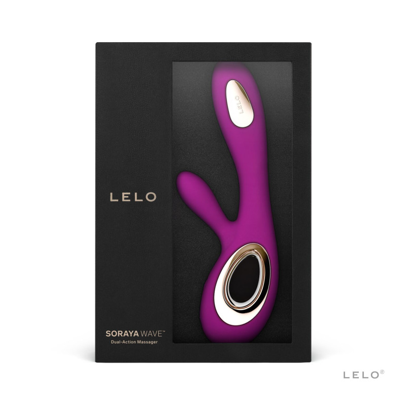Вибратор-кролик LELO Soraya Wave Deep Rose, манящие движения ствола Вибратор-кролик LELO Soraya Wave Deep Rose, манящие движения ствола