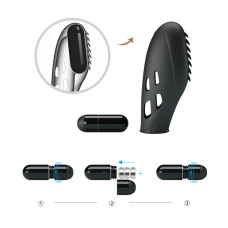 Насадка на палец Pretty Love Gilo Finger Vibrator Black