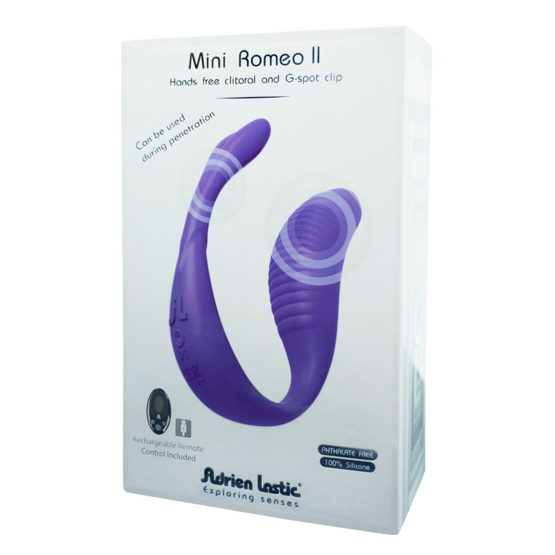 Вибратор Adrien Lastic Mini Romeo II с пультом LRS Вибратор Adrien Lastic Mini Romeo II с пультом LRS