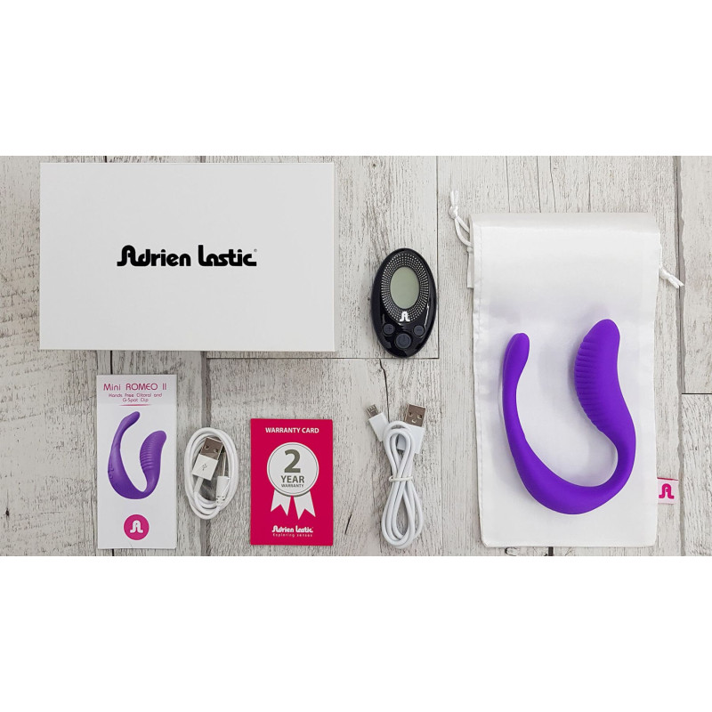 Вибратор Adrien Lastic Mini Romeo II с пультом LRS Вибратор Adrien Lastic Mini Romeo II с пультом LRS