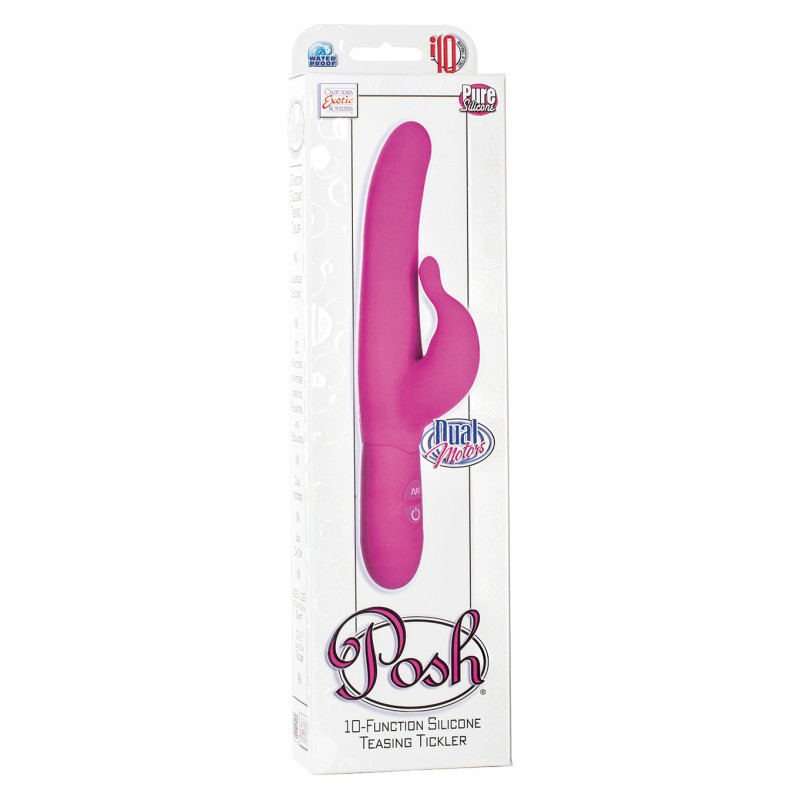 Вибратор California Exotic Novelties Posh Teasing Tickler 23,5х3 см Розовый Вибратор California Exotic Novelties Posh Teasing Tickler 23,5х3 см Розовый