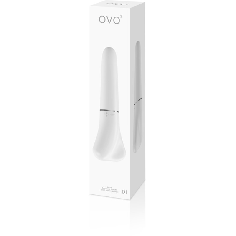 Мини вибратор OVO D1 Белый Мини вибратор OVO D1 Белый