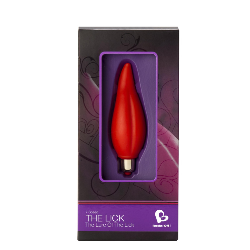 Вібратор Rocks Off The Lick 7 Червоний Вібратор Rocks Off The Lick 7 Червоний