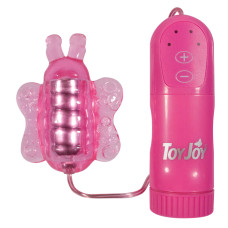 Вибратор клиторальный Toy Joy Buzz 6,5Х5 см Розовый
