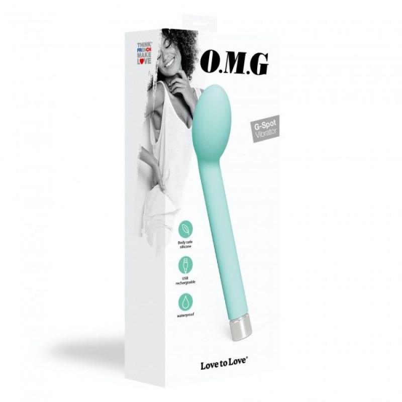 Вібратор для точки G: Love To Love OMG Бірюзовий Вібратор для точки G: Love To Love OMG Бірюзовий