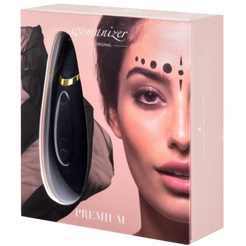 Бесконтактный Клиторальный Стимулятор Womanizer Premium Черный Бесконтактный Клиторальный Стимулятор Womanizer Premium Черный