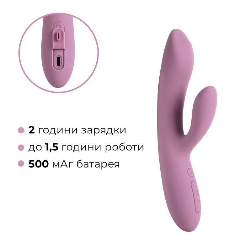 Смарт вібратор-кролик з перлинною стимуляцією точки G Svakom Trysta Neo Смарт вібратор-кролик з перлинною стимуляцією точки G Svakom Trysta Neo