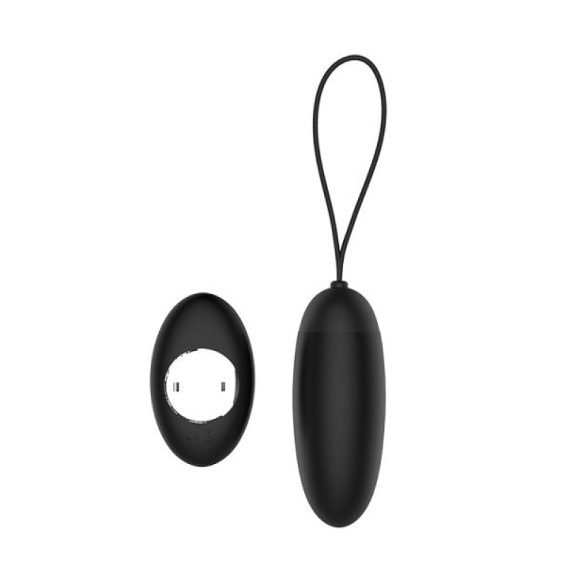 Виброяйцо с беспроводным пультом Dreamtoys Dusky Pleaser Черное Виброяйцо с беспроводным пультом Dreamtoys Dusky Pleaser Черное