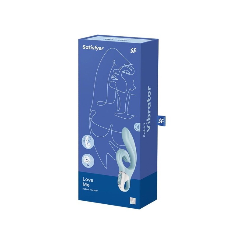 Вибратор-кролик Satisfyer Love Me Blue Вибратор-кролик Satisfyer Love Me Blue