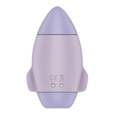 Вакуумный стимулятор с вибрацией Satisfyer Mission Control Violet, 2 независимых мотора