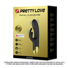 Вибратор Pretty Love Royal Pleasure Double Pleasure Black