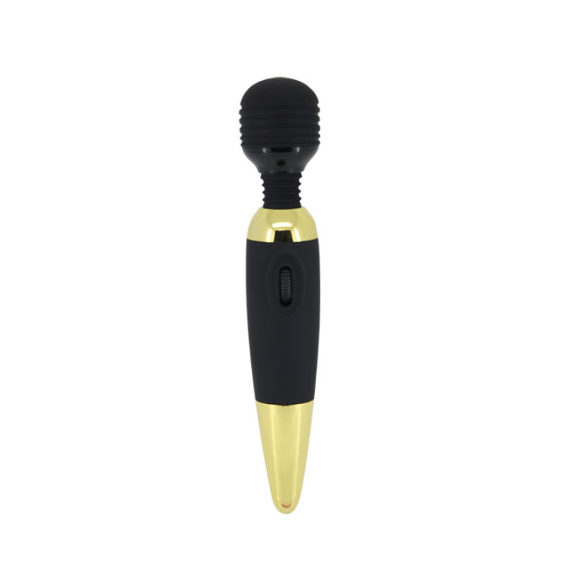 Вибратор LyBaile Pretty Love Power Wand Черный/Золотой Вибратор LyBaile Pretty Love Power Wand Черный/Золотой