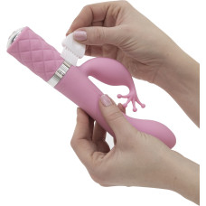 Роскошный вибратор-кролик Pillow Talk Kinky Розовый