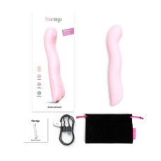 Вибратор Love To Love SWAP - BABY PINK, с пульсивной жемчужиной для точки G, 3 мотора, гнется