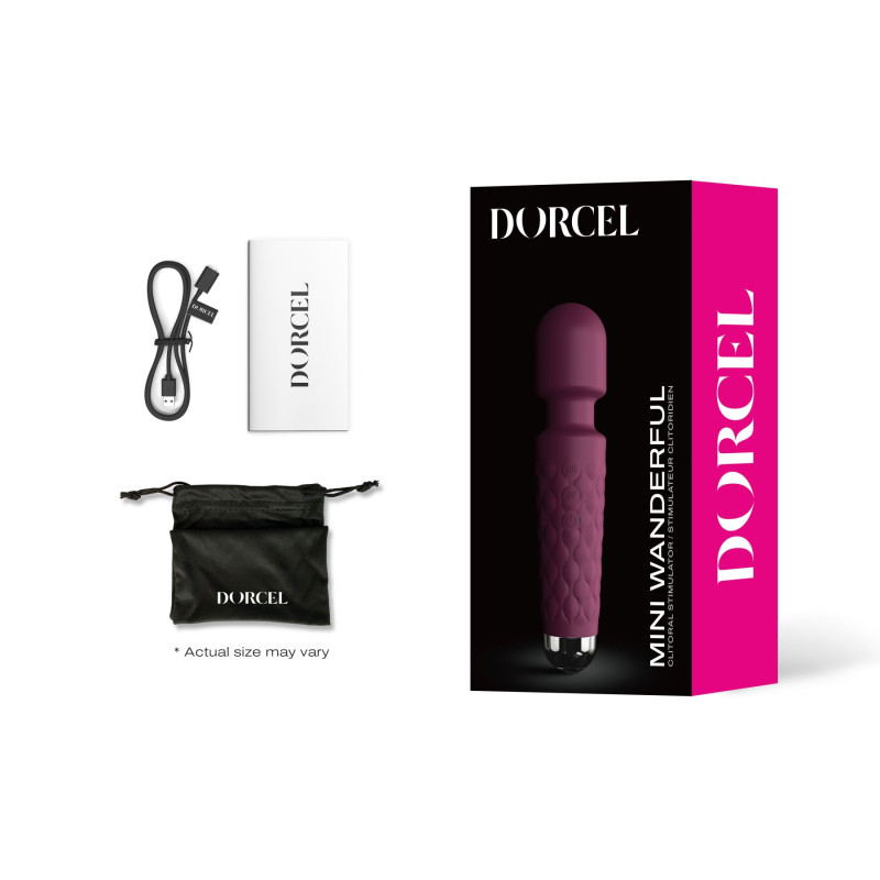 Минивибромассажер Dorcel Wand Mini Wanderful Plum Минивибромассажер Dorcel Wand Mini Wanderful Plum
